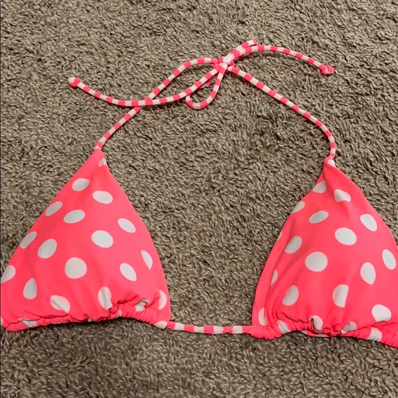 Victoria’s Secret Vibrant Coral Polka Dot Bikini - Picture 2 of 5